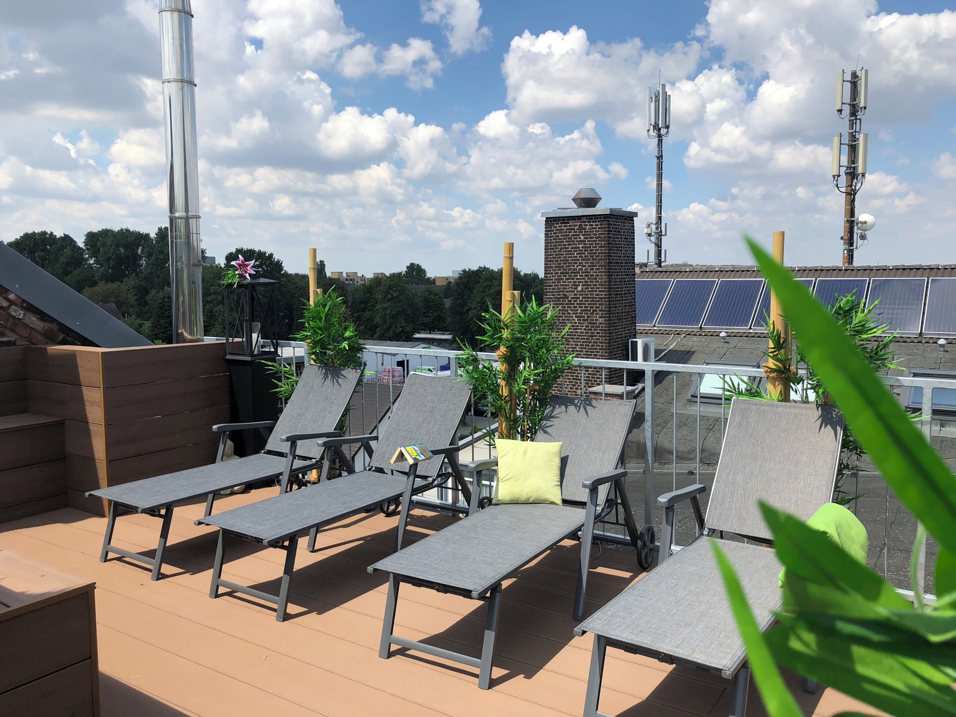 Terrasse sur le toit