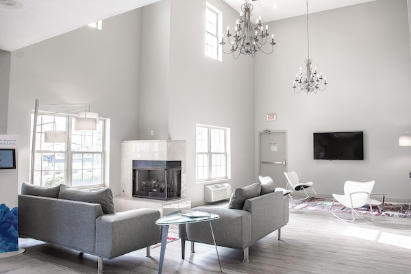 Sitteområde i lobbyen