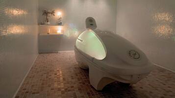 Couples treatment rooms, body treatments, aromatherapy, body wraps