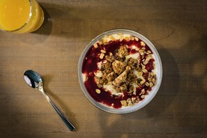 Daily buffet breakfast (EUR 19 per person)