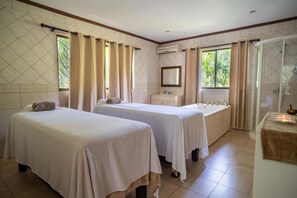 Aromatherapy, deep-tissue massages, facials, 8 treatment rooms