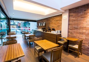Café da manhã, almoço e jantar