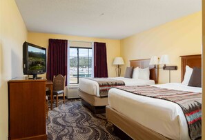 Deluxe Room, 2 Queen Beds | In-room safe, desk, blackout curtains, iron/ironing board - MCM Elegante Lodge & Suites Ruidoso (Ruidoso)