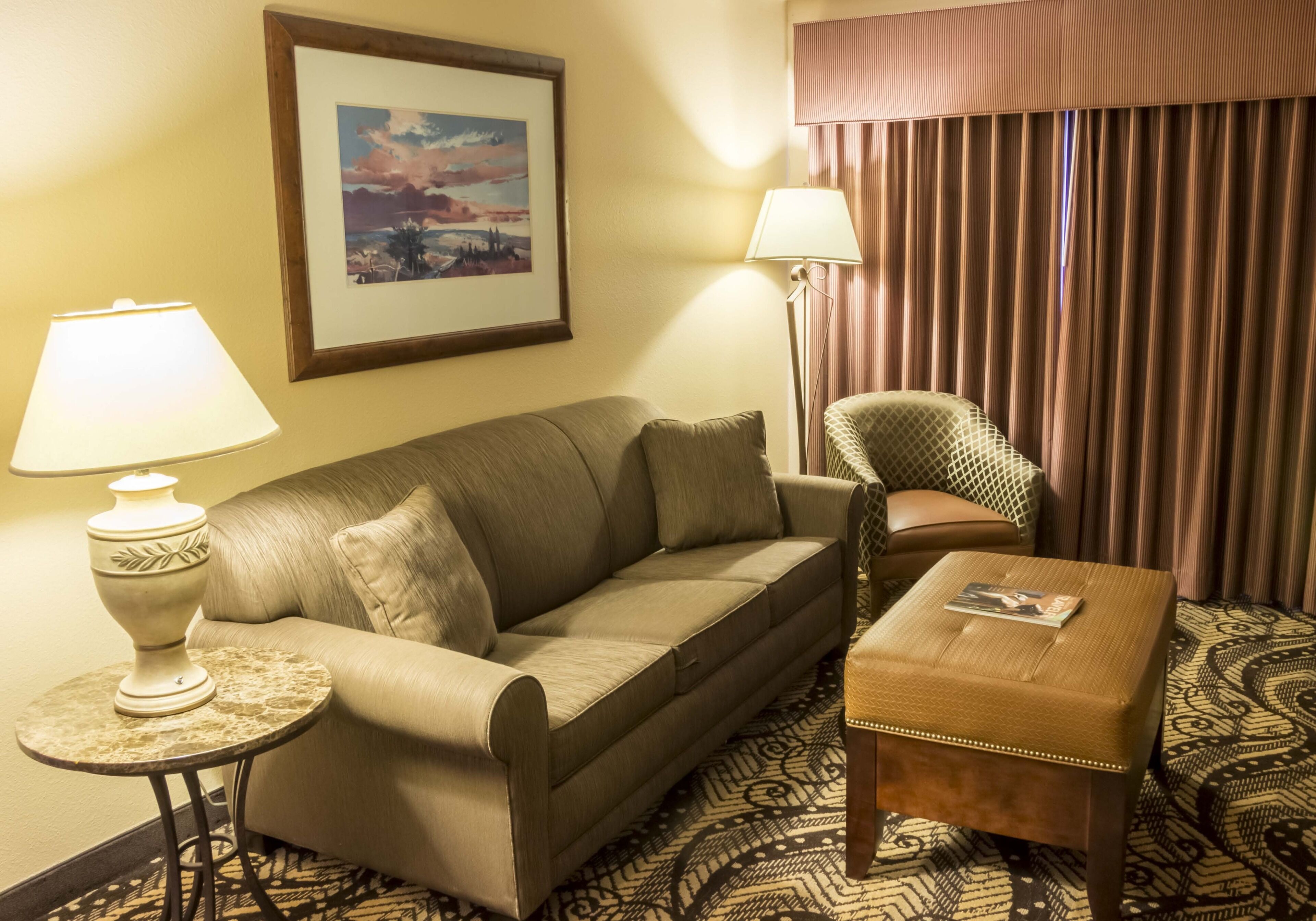 suite, 1 bedroom | living area | 32-inch led tv with satellite channels, tv