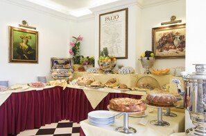 Daily buffet breakfast (EUR 10 per person)