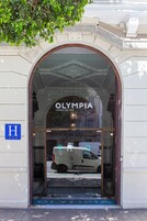 Overnatningsstedets facade