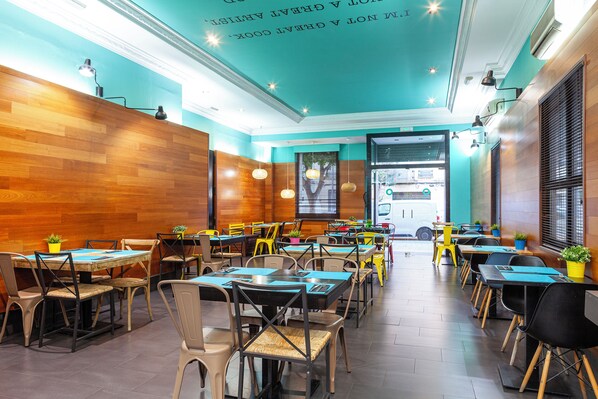 Daily buffet breakfast (EUR 9 per person)