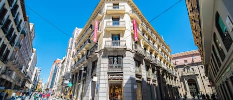 Overnatningsstedets facade