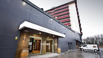 Entrada al alojamiento