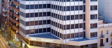 Façana frontal de l'allotjament