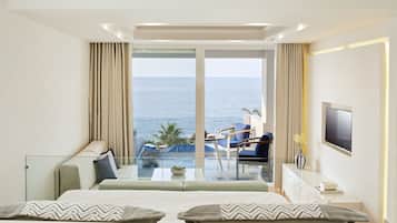 Island Suite with Sea View | Minibar, Zimmersafe, Schreibtisch, schallisolierte Zimmer