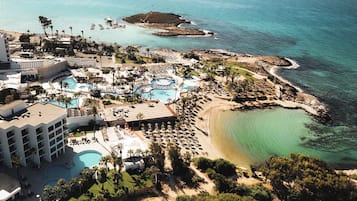 Indoor pool, 5 outdoor pools, open 10:00 AM to 6:00 PM, pool umbrellas