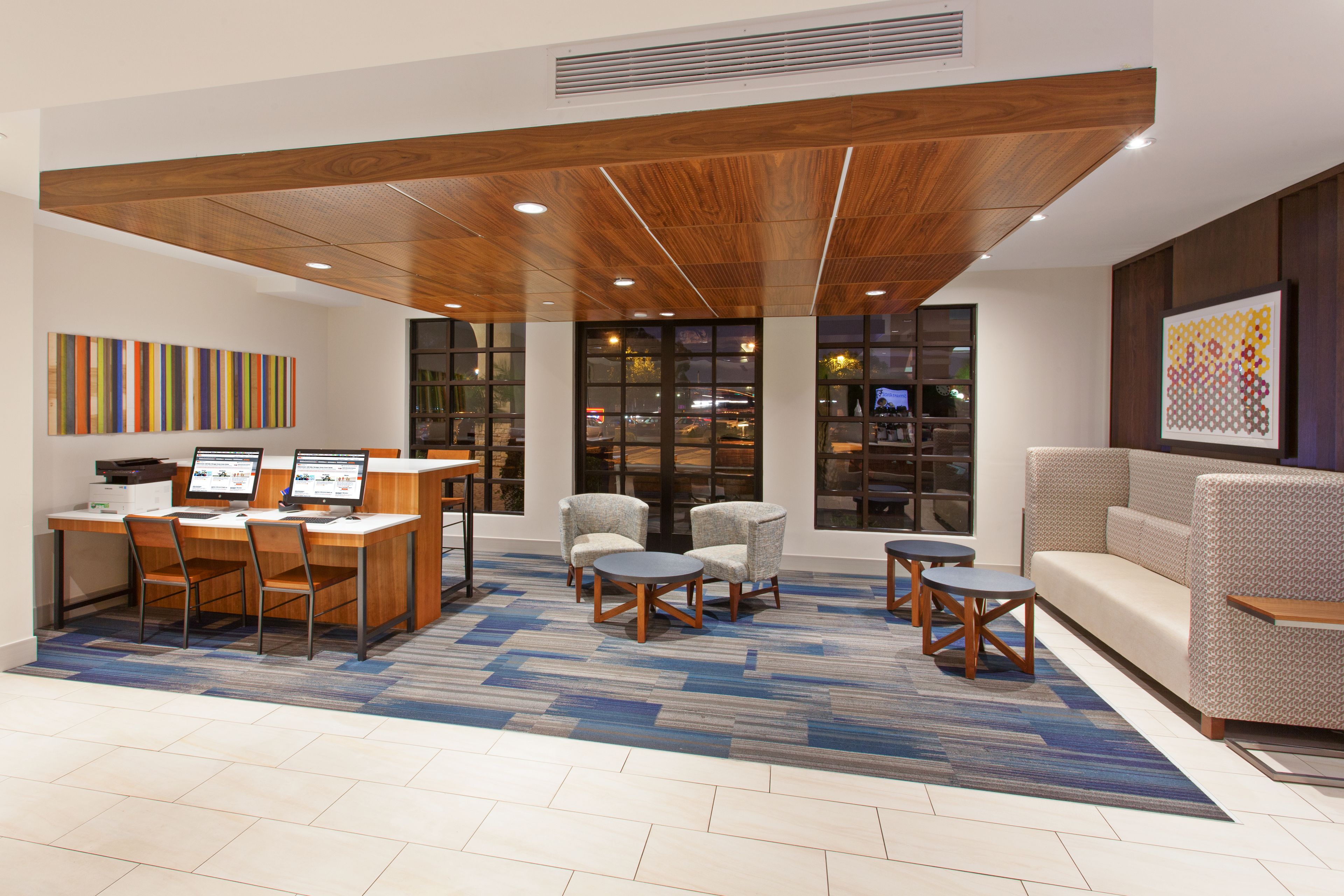 Lobby sitting area