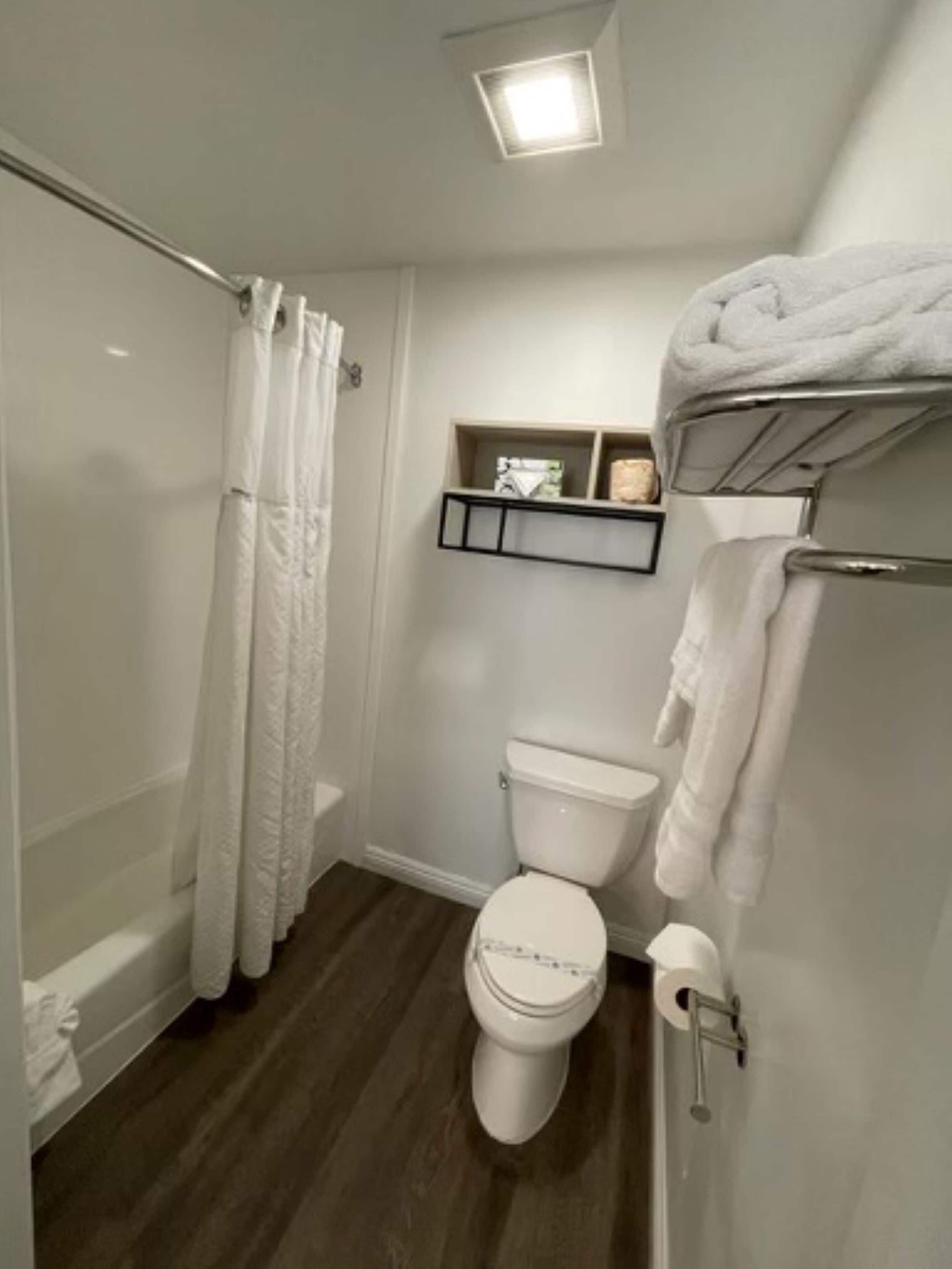 Free toiletries, hair dryer, towels