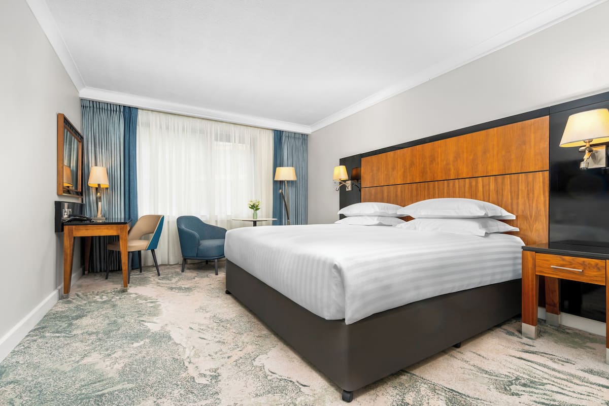 Classic Double Room (located at far side of property, accessible with two lifts) | Premium bedding, in-room safe, desk, blackout drapes