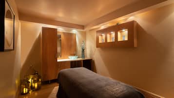 Sauna, body treatments, hot stone massages, deep-tissue massages