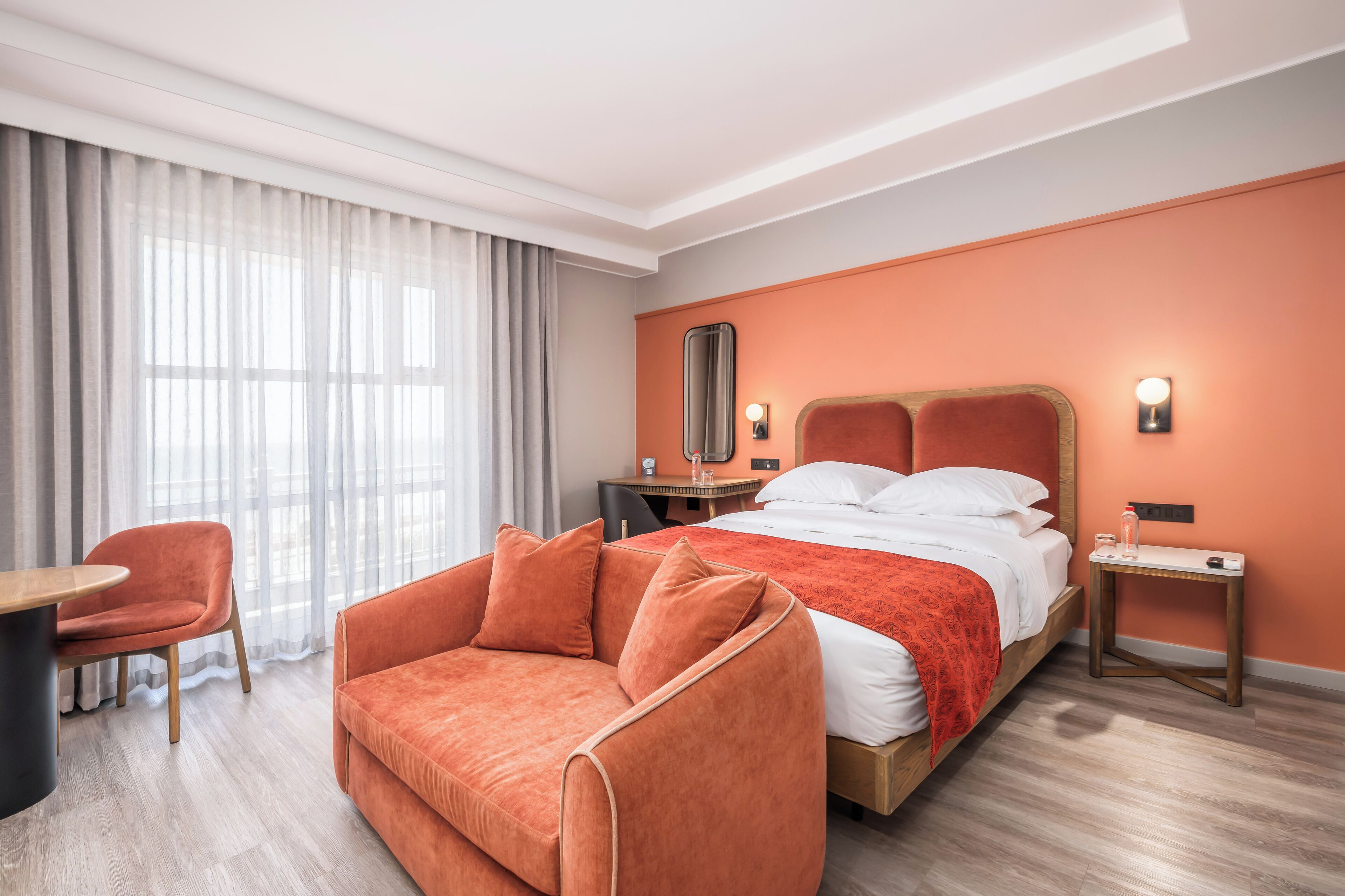 Premium bedding, Select Comfort beds, in-room safe, desk