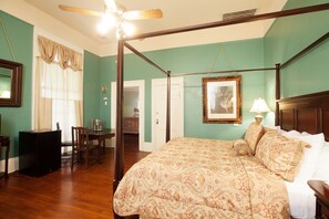 Deluxe 2 Bedroom Suite with Balcony: The Mathilde (2nd Floor) | Premium bedding, individually decorated, individually furnished, desk - Degas House (New Orleans)