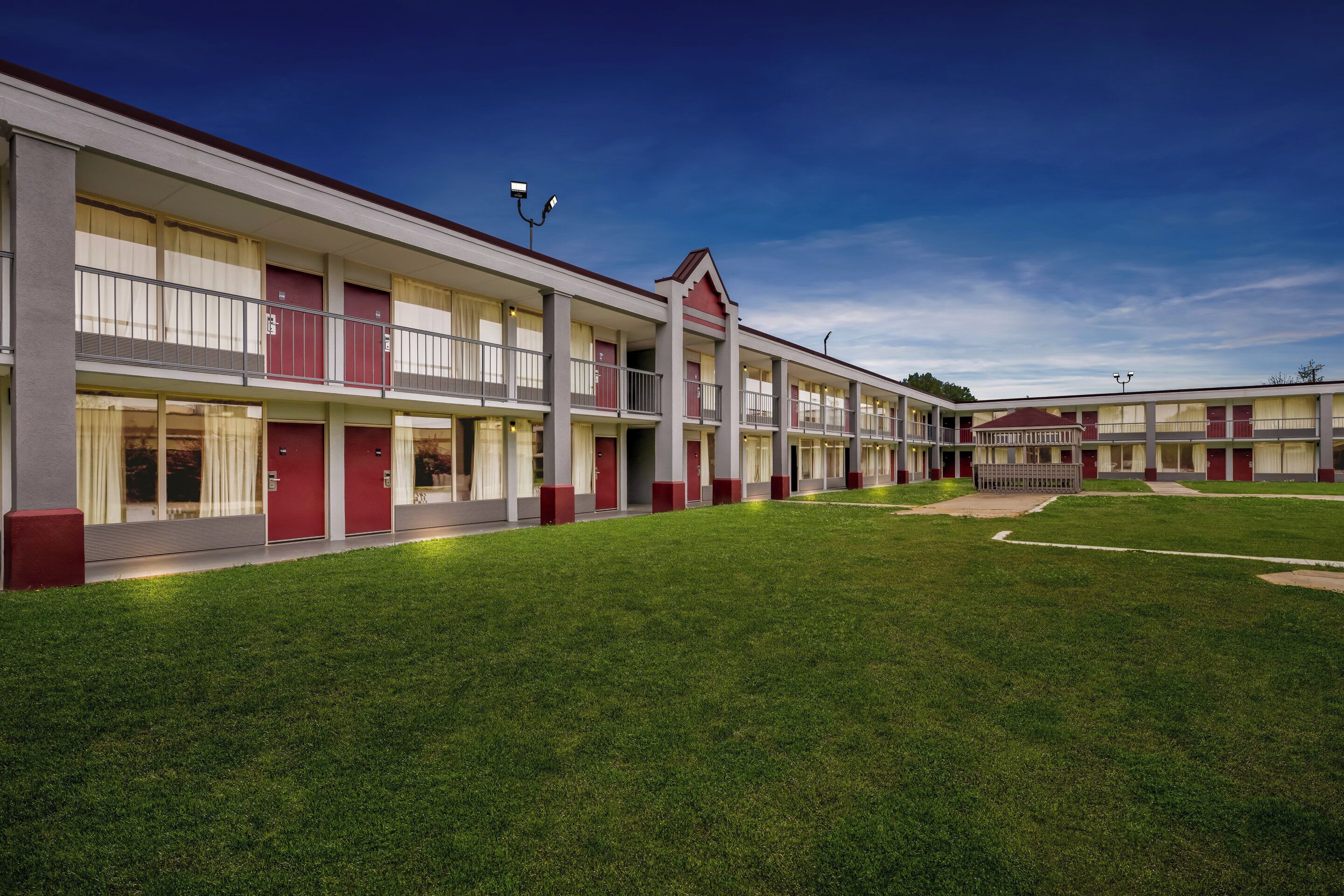 Front of property – evening/night