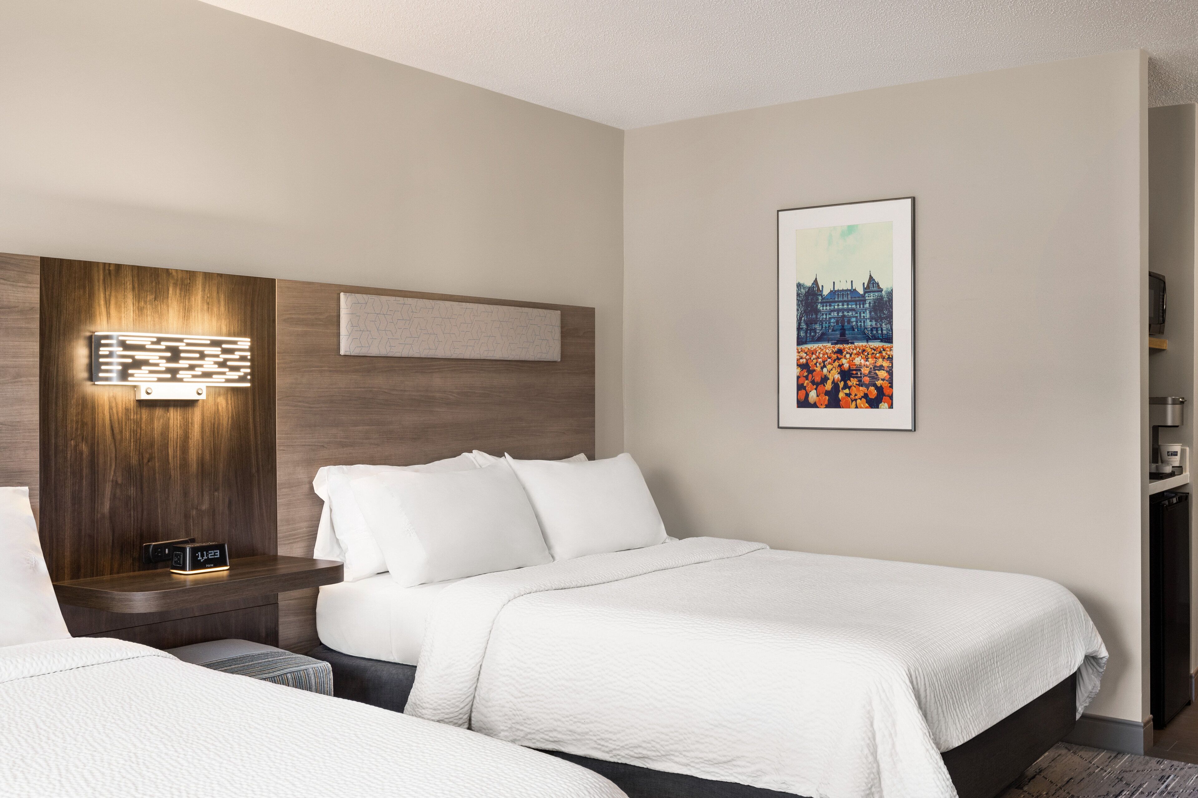 standard room, 2 queen beds | 1 bedroom, in-room safe, desk, iron/ironing board