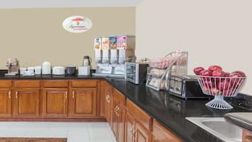 Free daily on-the-go breakfast