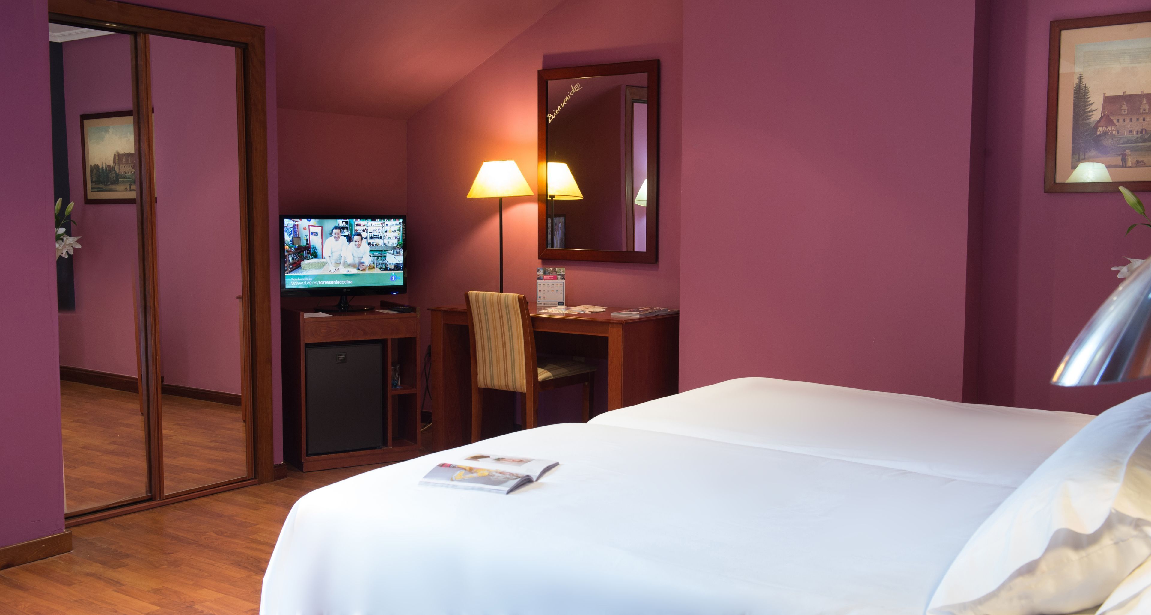 Literie de qualité supérieure, couette en duvet d'oie, minibar