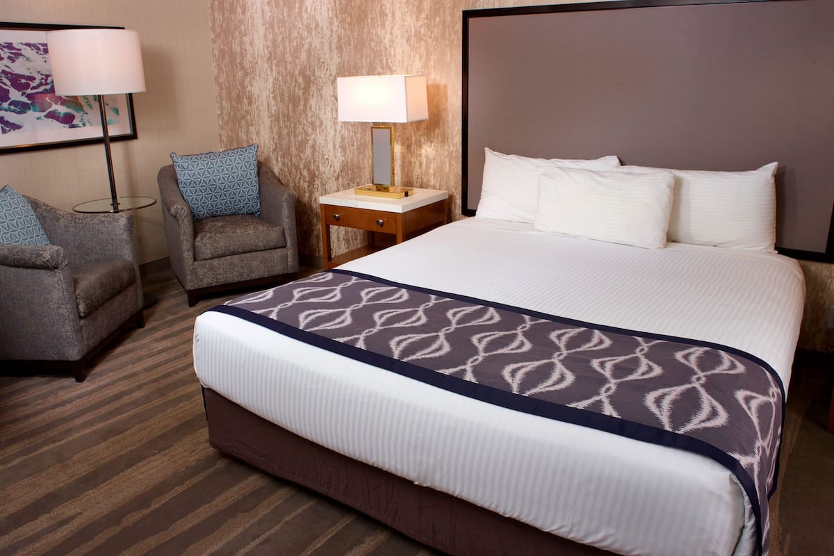 In-room safe, desk, laptop workspace, iron/ironing board