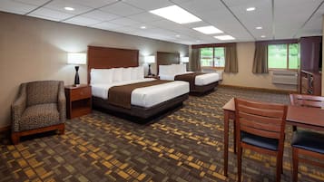Suite, Multiple Beds, Non Smoking, Poolside | Desk, iron/ironing board, free WiFi, bed sheets