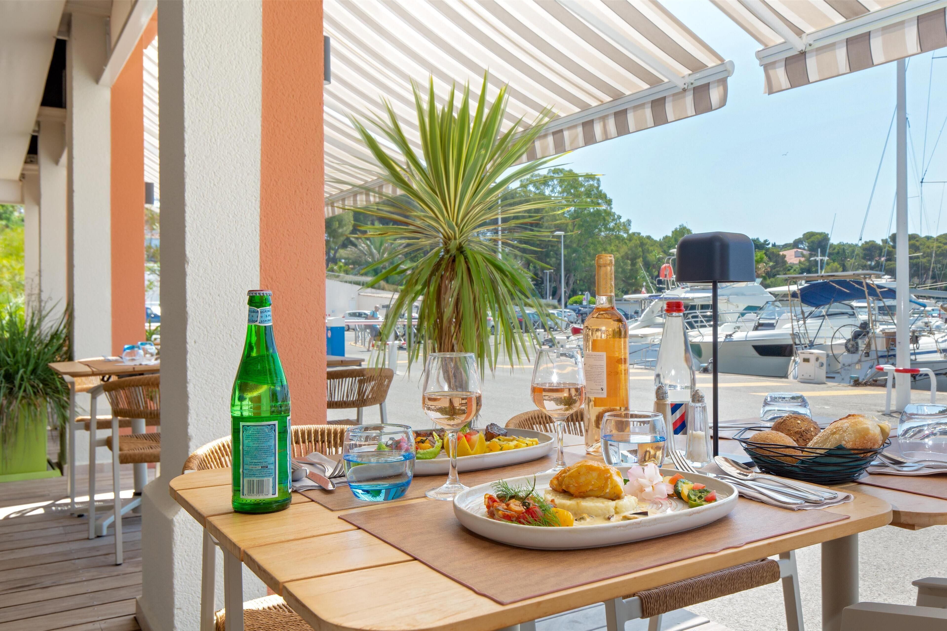 lunch, dinner served; mediterranean cuisine, beach views