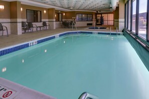 Indoor pool, outdoor pool