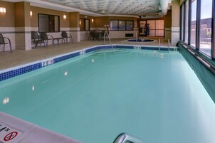 Indoor pool, outdoor pool
