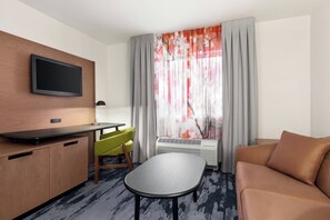 Room, 1 King Bed with Sofa bed | Living area