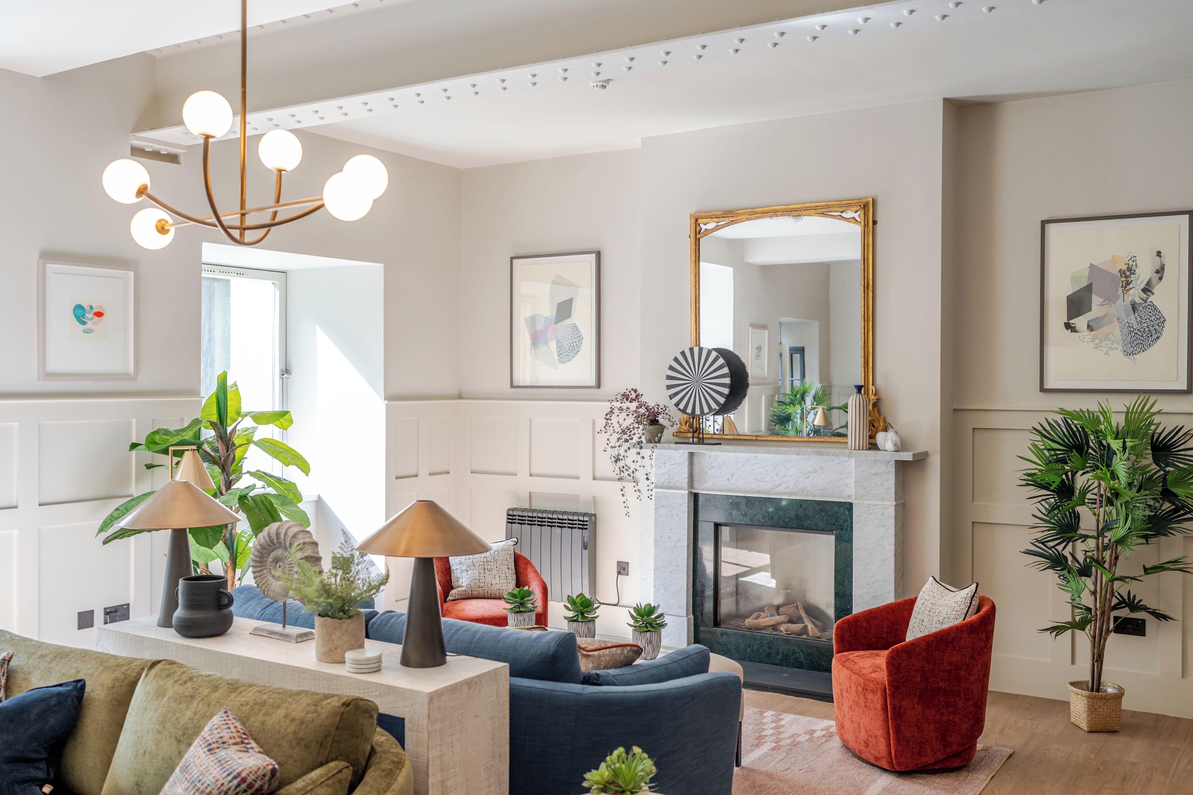 1 bedroom, desk, blackout curtains, iron/ironing board