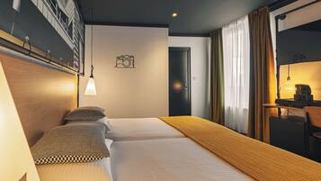 Twin Room | Premium bedding, in-room safe, desk, blackout curtains