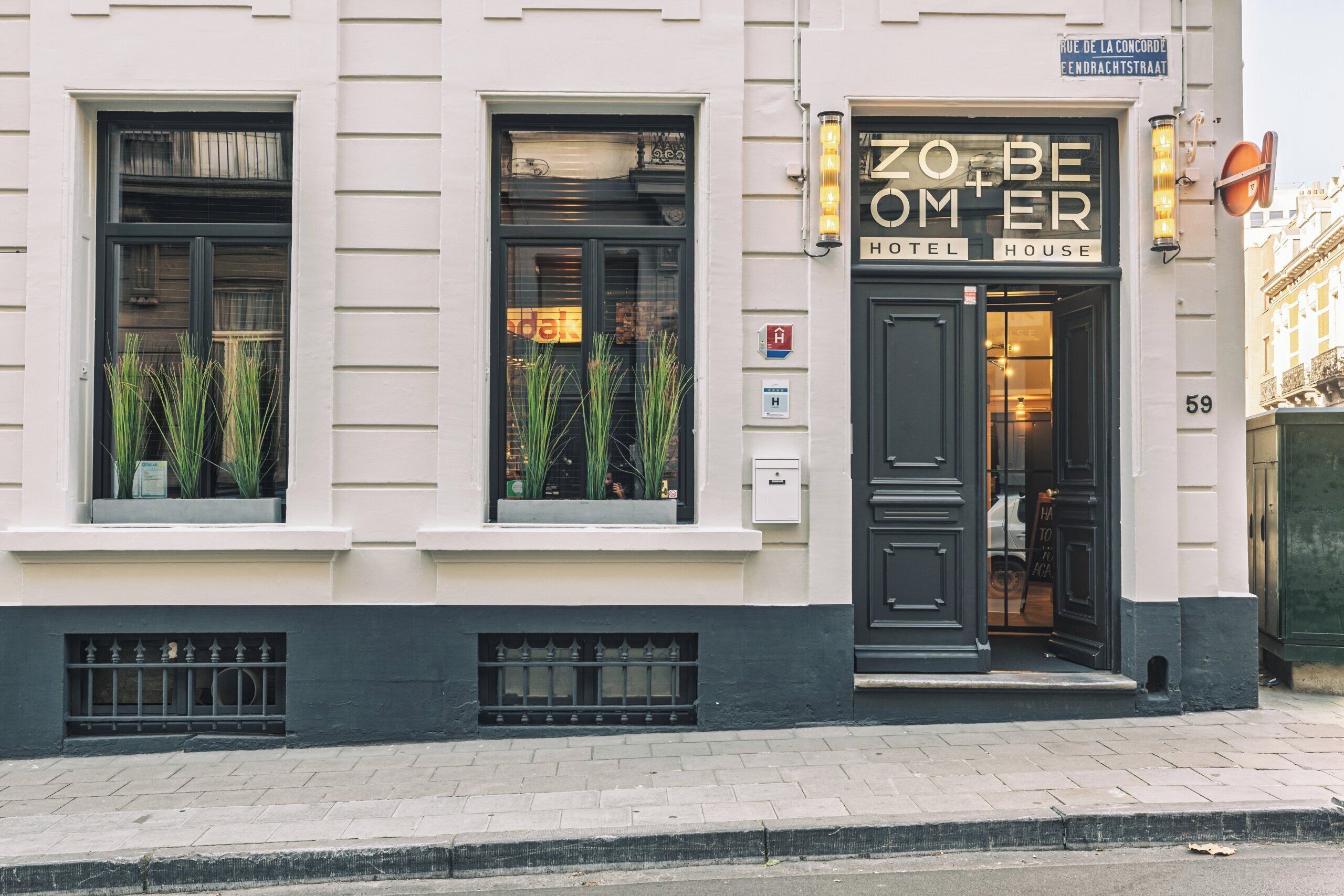 Façade de l’hébergement