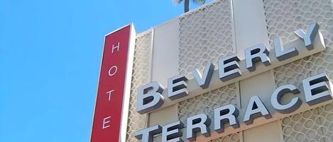 Majoituspaikan julkisivu