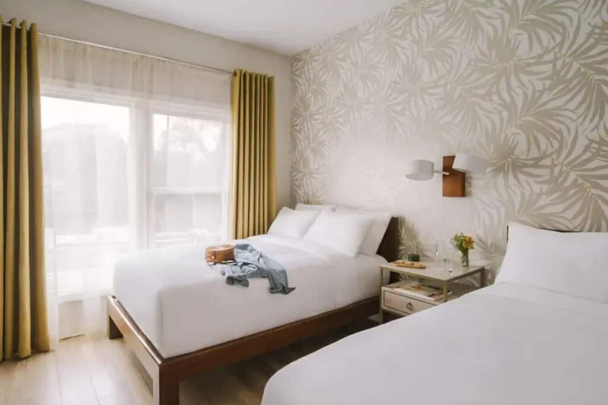 Estudio Deluxe, 2 camas dobles | Ropa de cama de alta calidad y mobiliario individual