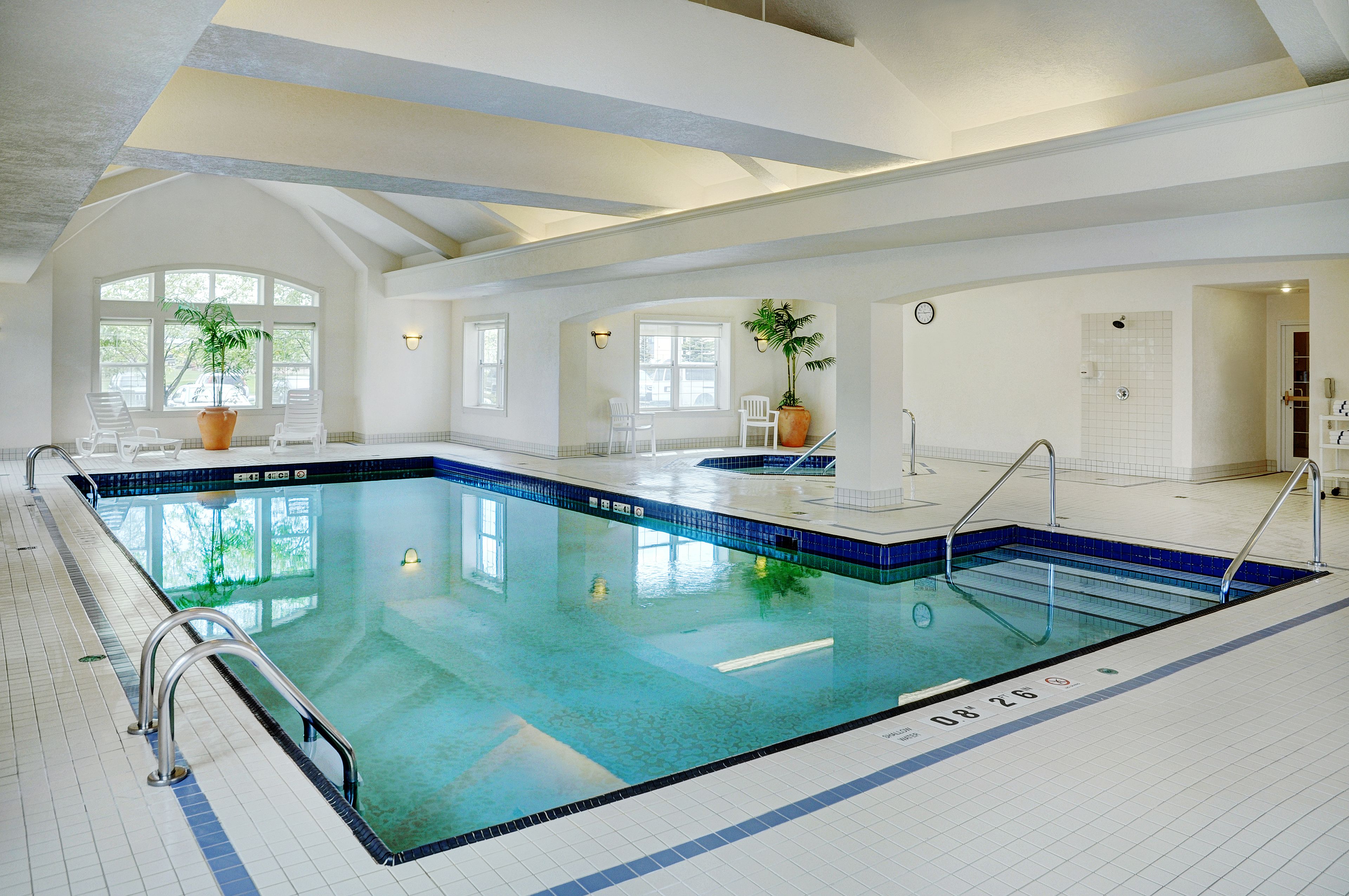 Indoor pool, outdoor pool