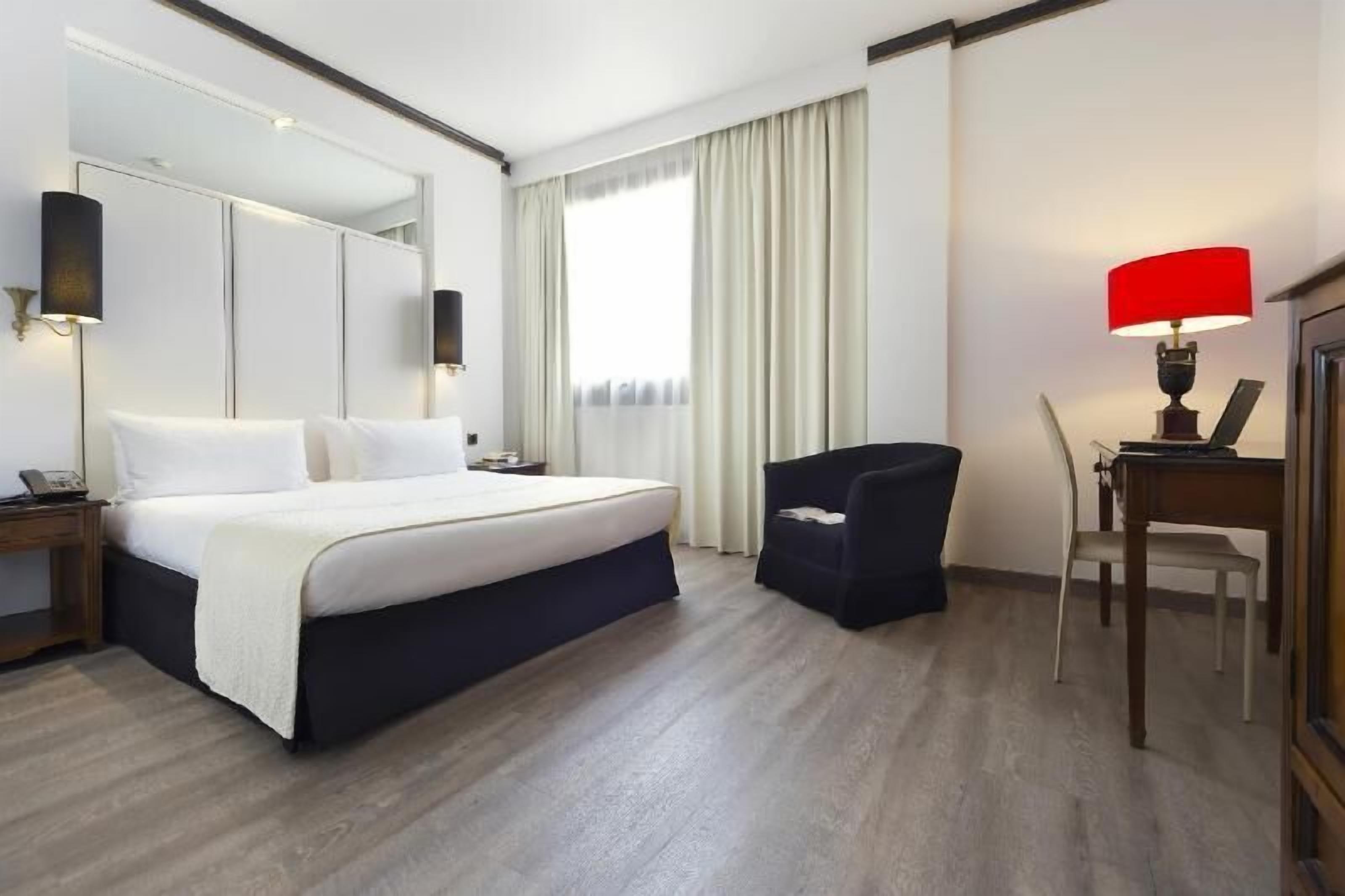 Down duvets, pillow-top beds, minibar, in-room safe