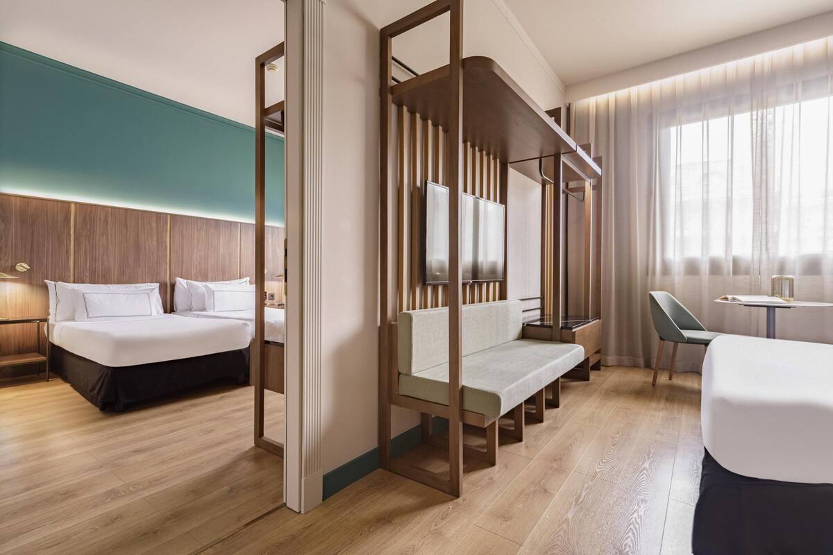 Couette en duvet d'oie, surmatelas, minibar