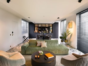 Apartamento superluxo, sacada | Roupas de cama de algodão egípcio, roupas de cama premium