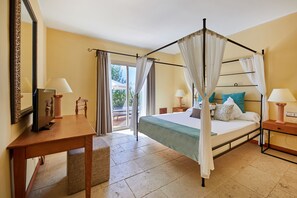 1 bedroom, down comforters, memory foam beds, minibar