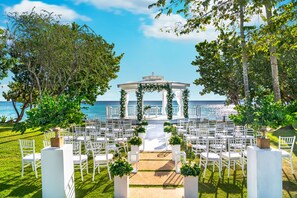 Espace de mariage à l’extérieur