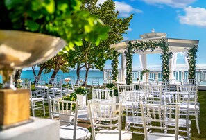 Espace de mariage à l’extérieur