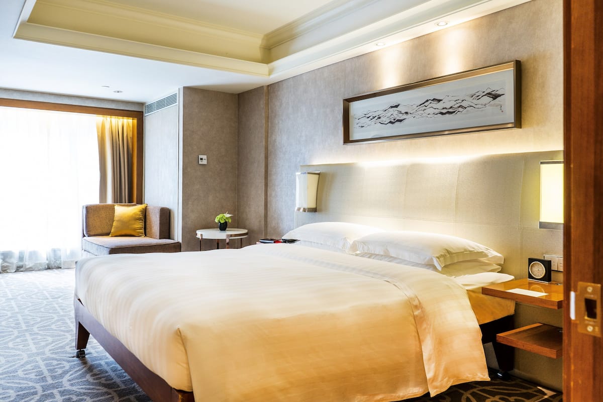 Lägenhet Premium - 1 kingsize-säng | 1 sovrum, sängtillbehör av högsta kvalitet, duntäcken och minibar