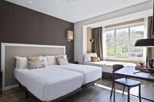 In-room safe, desk, blackout curtains, soundproofing