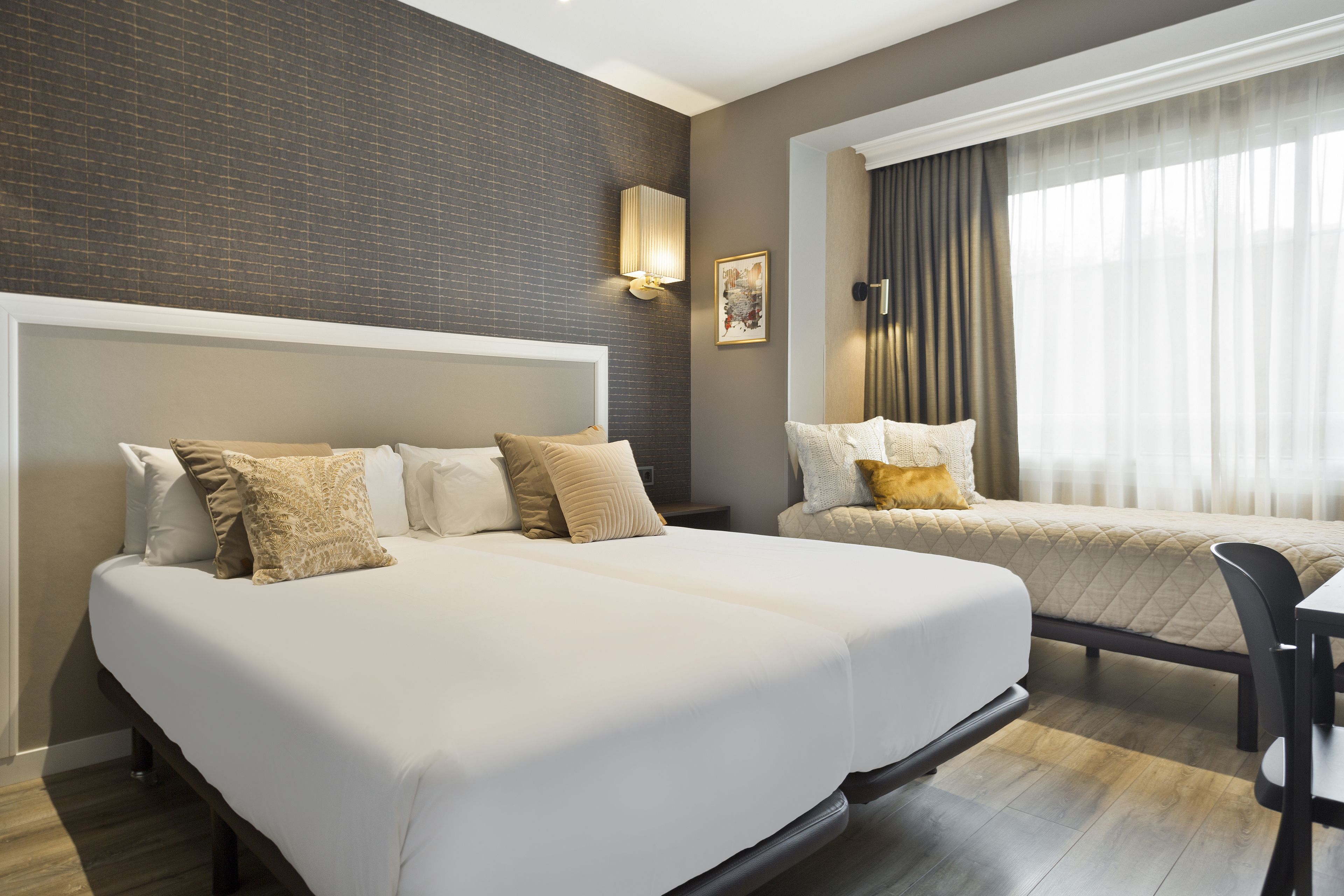 superior triple room | in-room safe, desk, blackout curtains, soundproofing