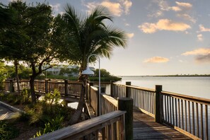 Blick von der Unterkunft