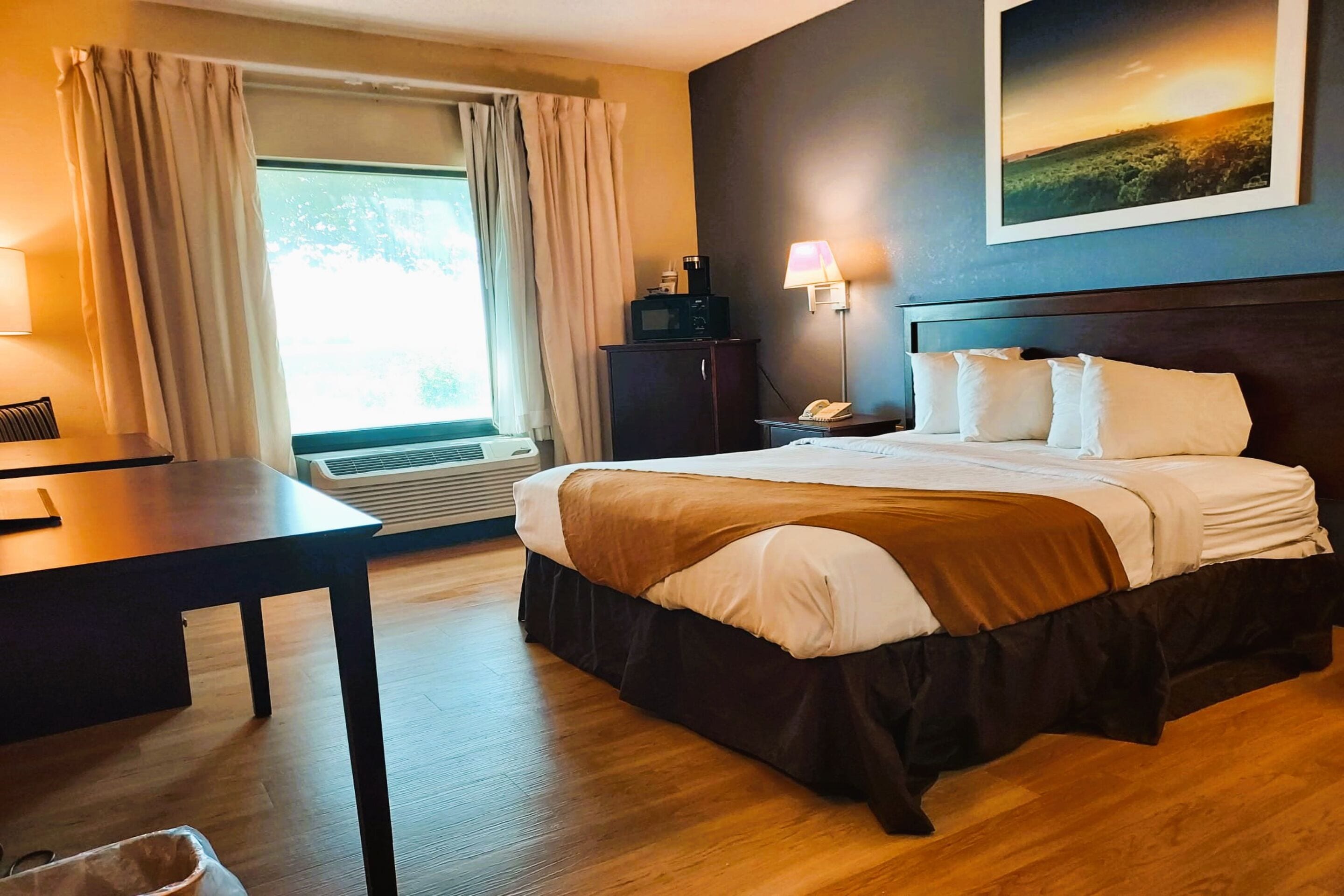 Room, 1 Queen Bed, Accessible | In-room safe, desk, iron/ironing board, free WiFi