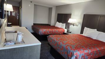 In-room safe, desk, laptop workspace, blackout drapes